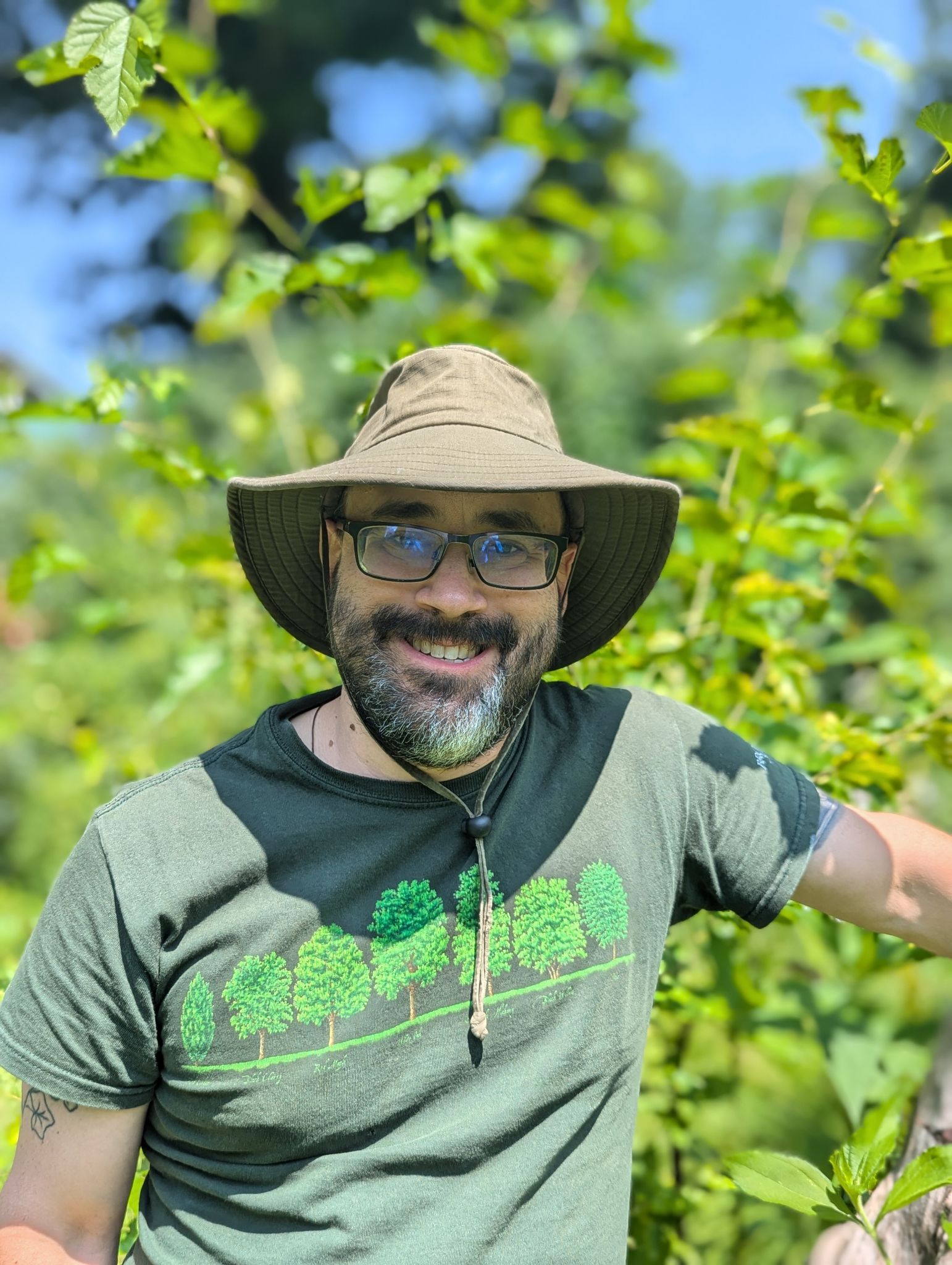 Nathaniel Putnam in natural outdoor setting for ecotherapy